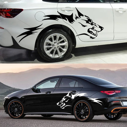 For Side Body Sticker Styling Accessories 2PCS Sticker Coyote