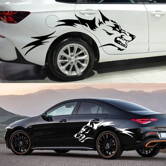 For Side Body Sticker Styling Accessories 2PCS Sticker Coyote