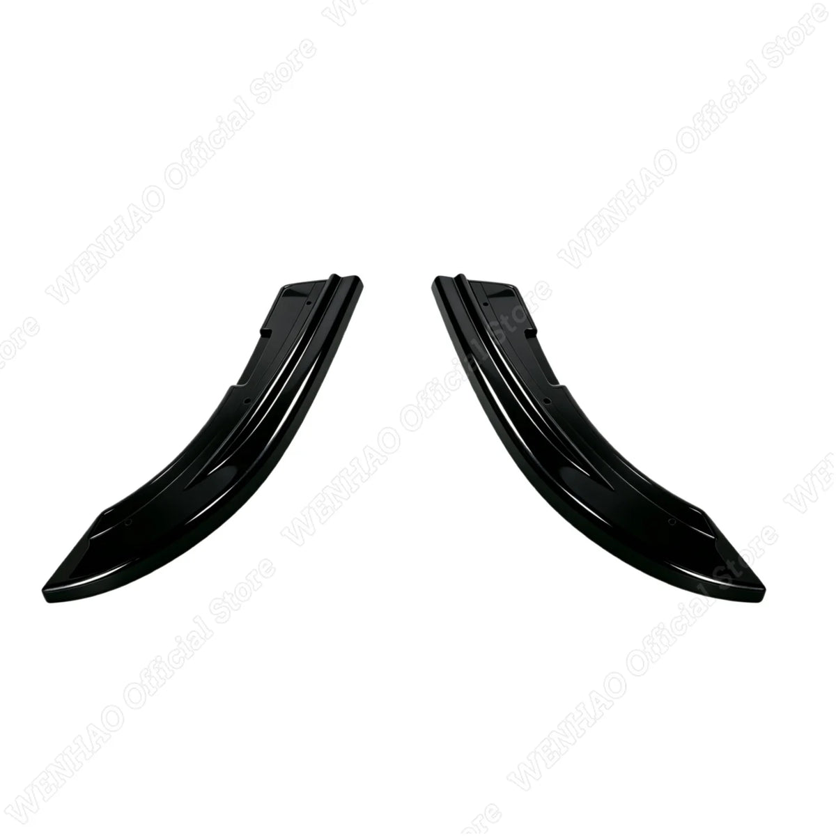For BMW E60 E61 M-Pack 2003-2010 Maxton Gloss Black Rear Bumper