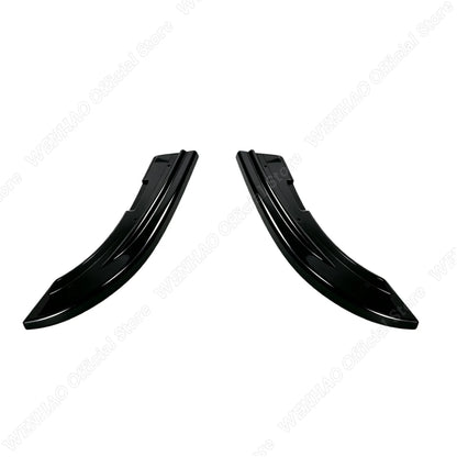 For BMW E60 E61 M-Pack 2003-2010 Maxton Gloss Black Rear Bumper