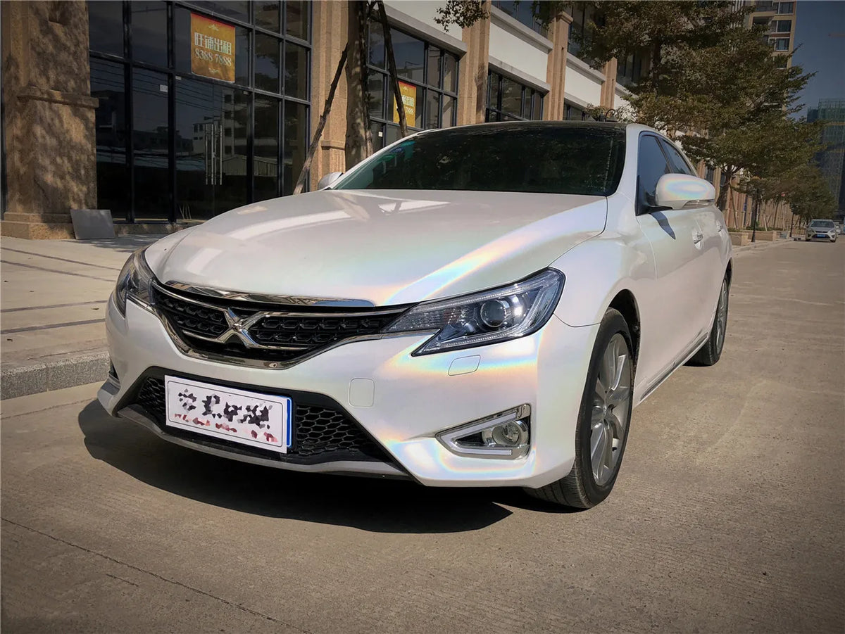 Premium Flip Psychedelic Rainbow Chrome Glossy Vinyl Wrap Film