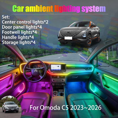 For Omoda C5 2023~2026 T34 2 In Ambient Lighting Trunk Interior