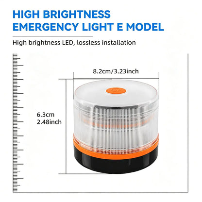 Beacon Amber Warning Lighting Magnetic Base Strobe Truck