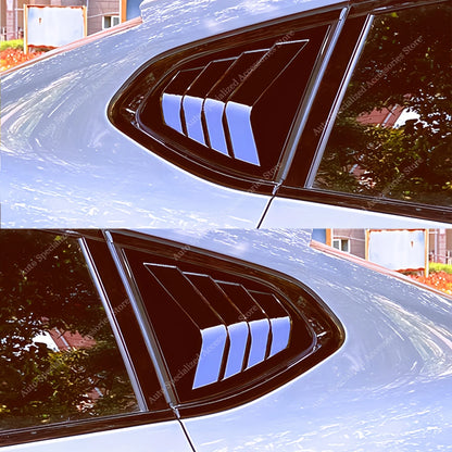For BMW X4 F26 G02 F98 Rear Window Louvers X4M 25D 30I 30D M40I