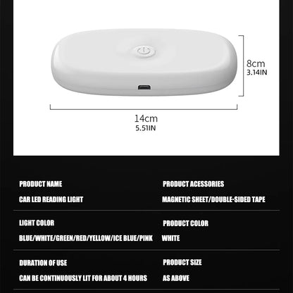 1PC Touch Wall Reading Magnet Base Ceiling Ambient Mood