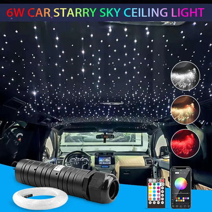6W Starry Sky Interior Roof Star Ceiling Fiber Optic