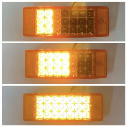 Brightness 21LED Truck Clearance Anti Collision Square Marker