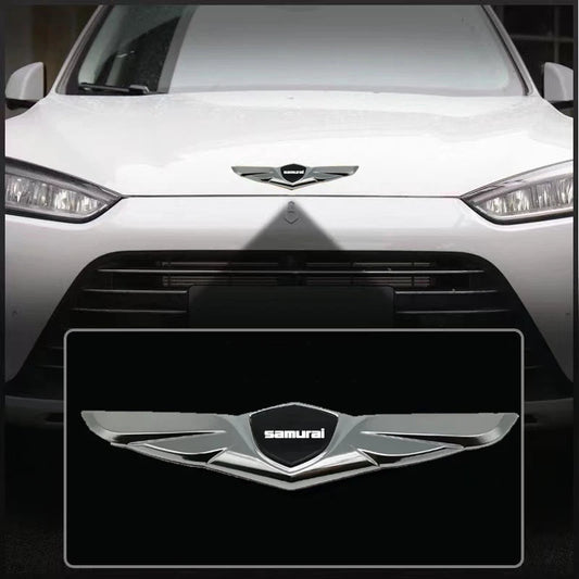 For Suzuki Samurai Modification Stickers 3D Metal Badge Hood
