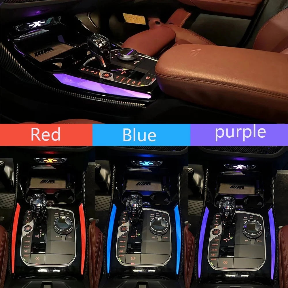 For BMW Colours Crystal Center Console Saddle X3 X4 IX3 G01