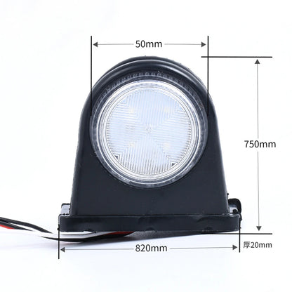 2PCS Parking Trailer Position 12V 24V Side Marker Truck