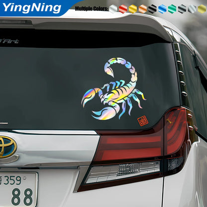 Cool Scorpion Animal Sticker 3D Reflective Decals Waterproof