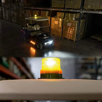 Amber Strobe Circular Flashing Signal Magnetic Roof Emergency