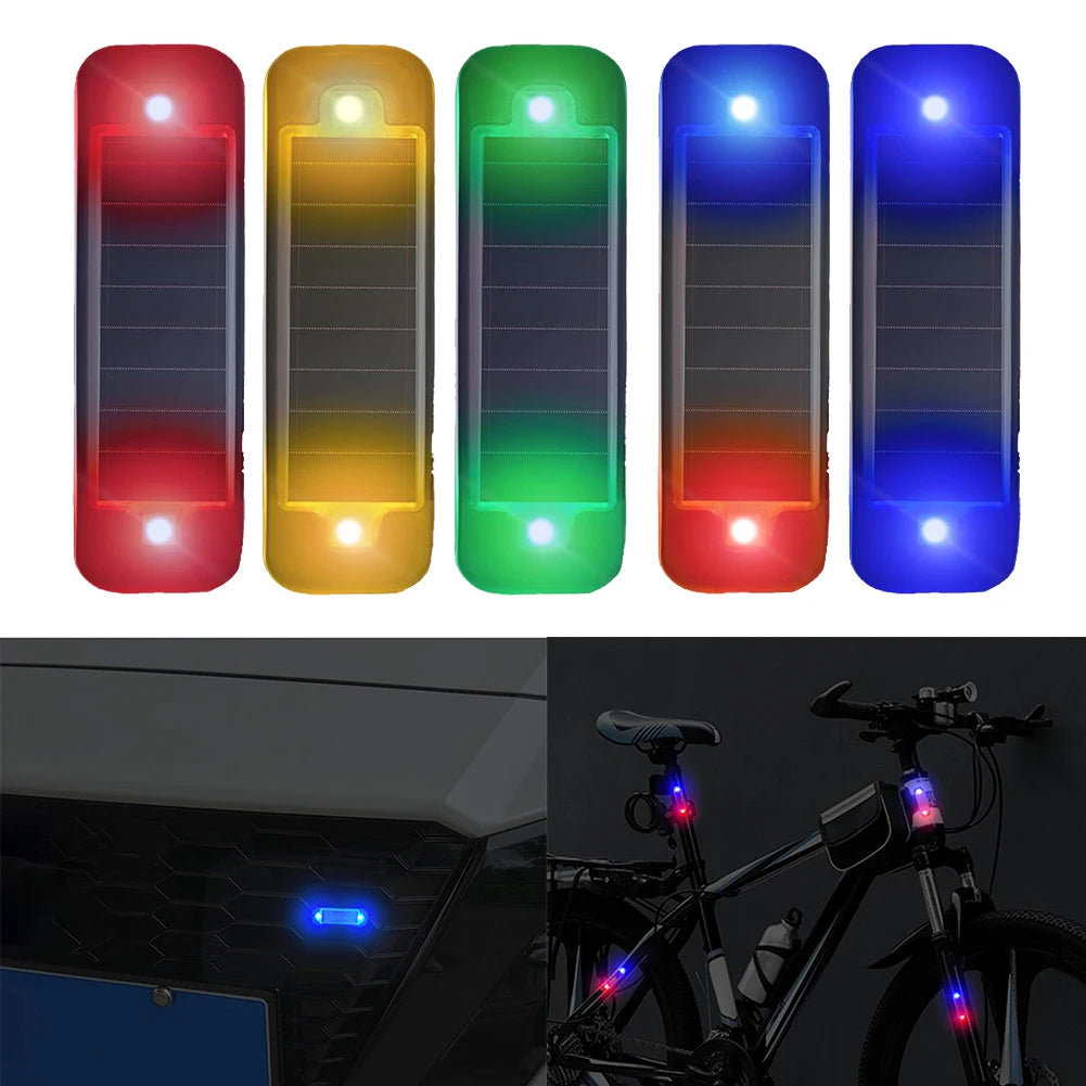 1PCS Solar Powered Alarm anti-theft Flashing Simulated Caution