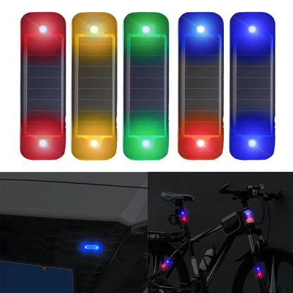 1PCS Solar Powered Alarm anti-theft Flashing Simulated Caution