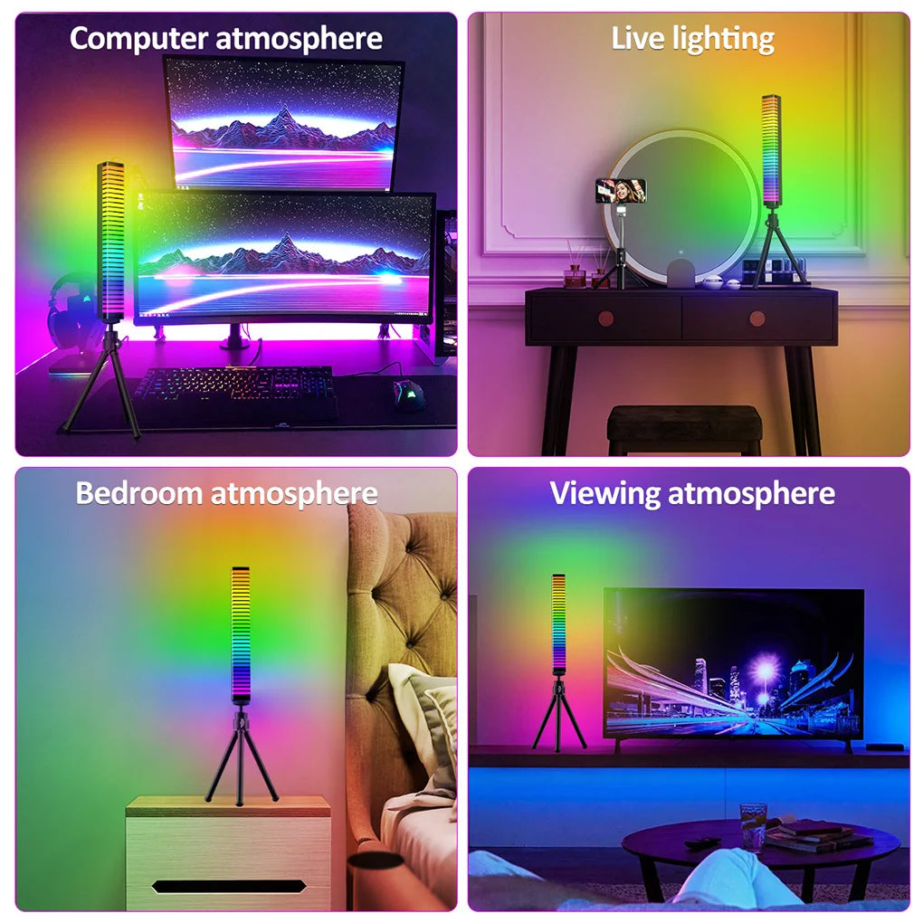 Portable Atmosphere Color Changing Pickup Ambient Handheld Music