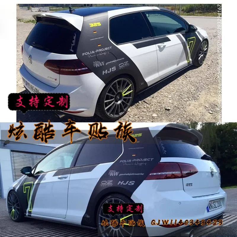 For VW Golf 7 Polo Vinyl Decals Body Sticker Pearance Customized