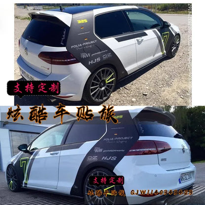 For VW Golf 7 Polo Vinyl Decals Body Sticker Pearance Customized