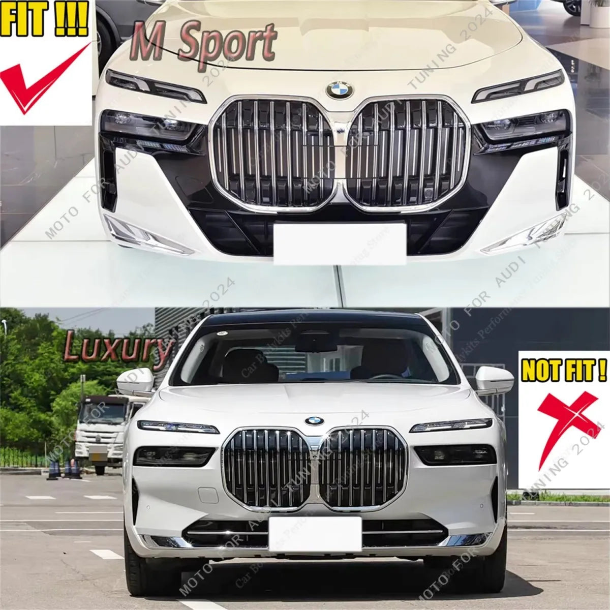 For BMW 7 Series I7 G70 G73 740I 735I 760I Li M760E Front Bumper