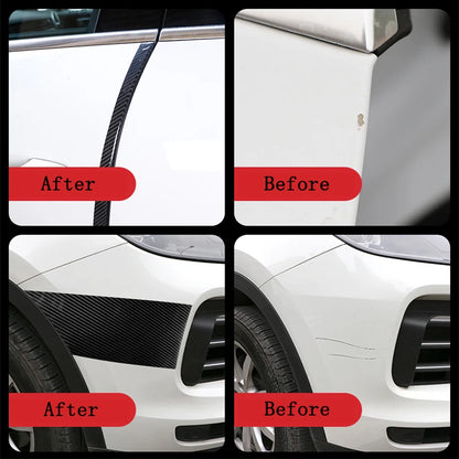 3D Carbon Fiber Sticker Door Sill Side Mirror Anti