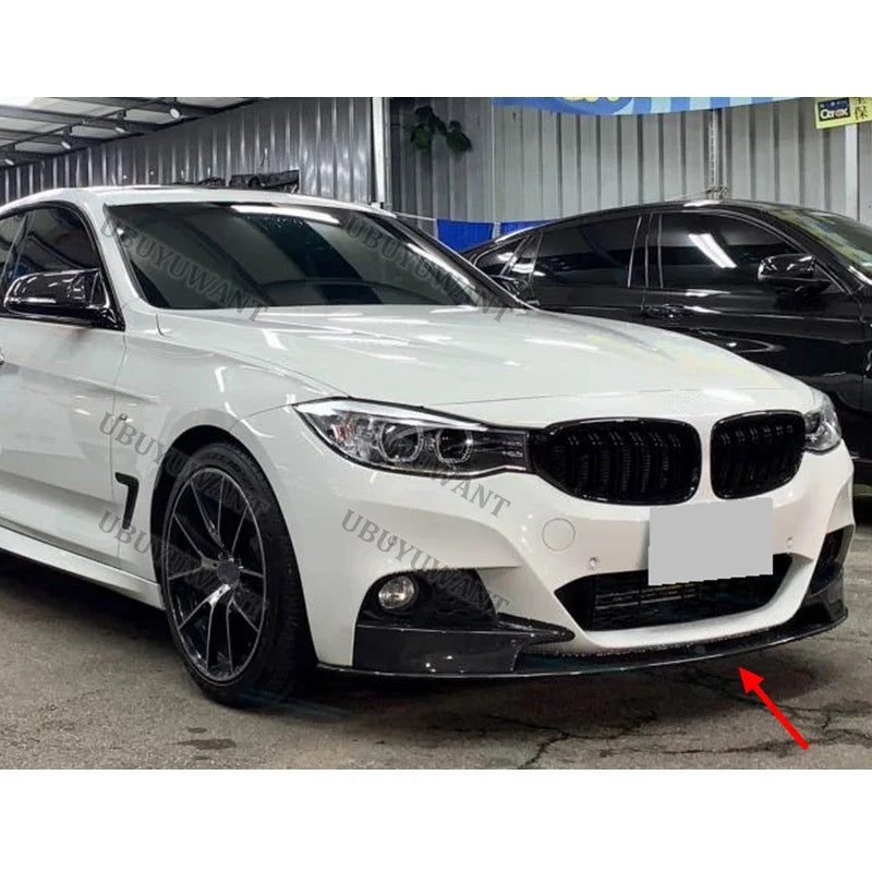 For BMW 3 Series Gt F34 2013 2019 Front Bumper Lip Spoiler