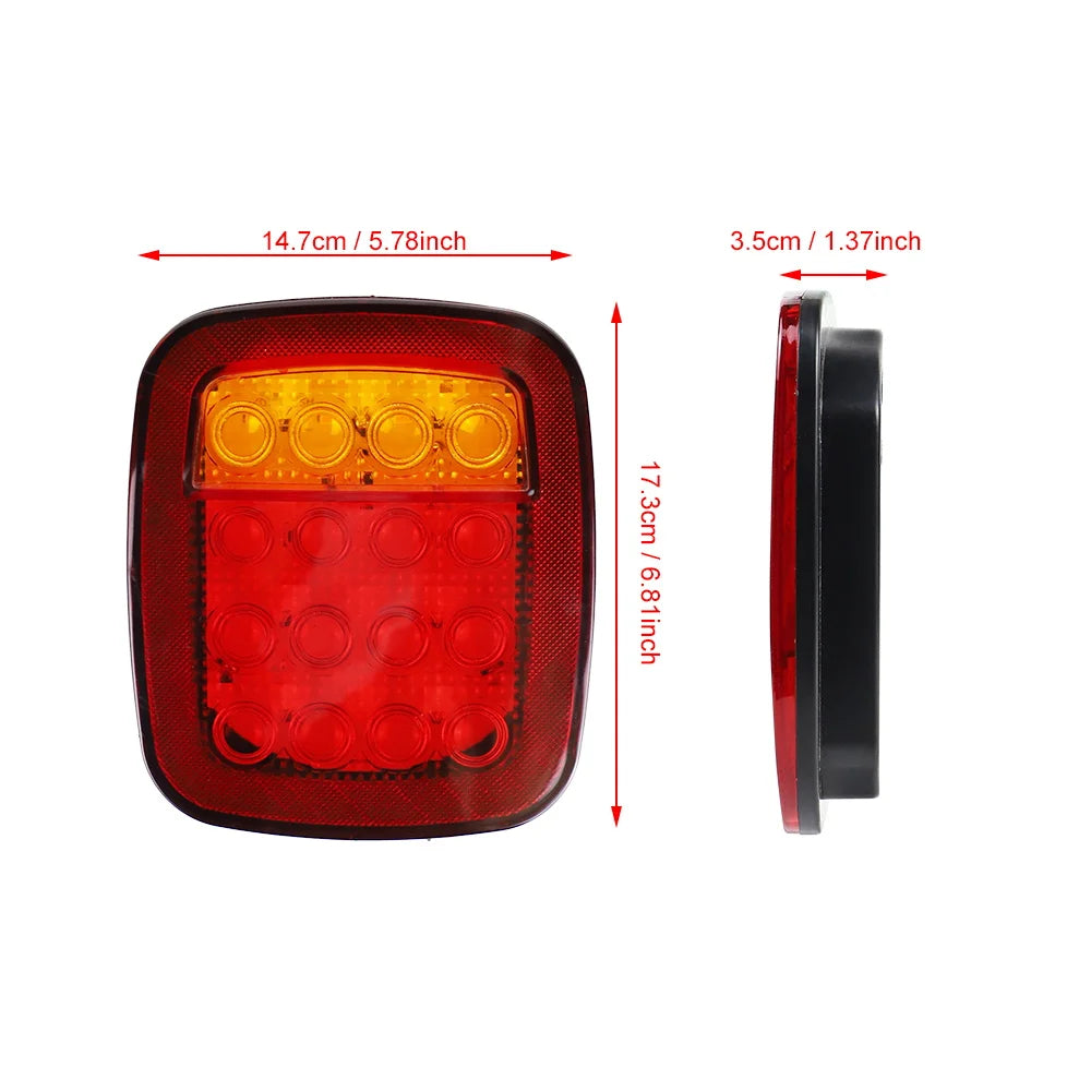 For Jeep Wrangler Tj Yj Cj Truck Tail Rear Brake Most Trailer