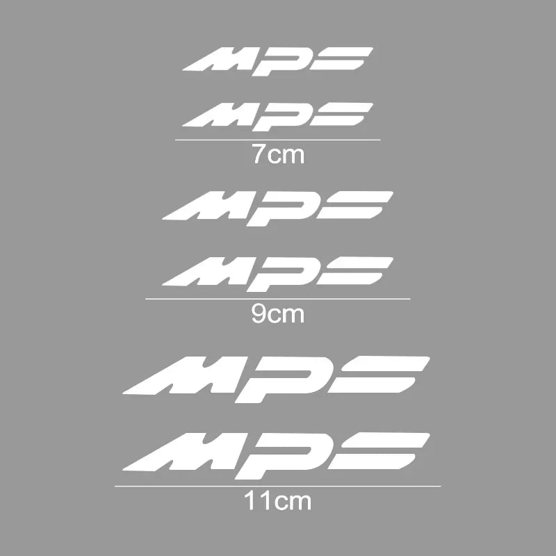 For Mazda Mps Logo 6 3 Vinyl Heat Resistant Caliper Cover