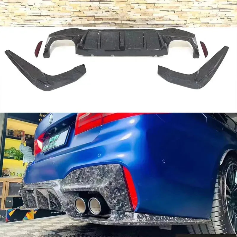 For BMW 5 Series M5 F90 G30 G38 Carbon Fiber Rear Bumper