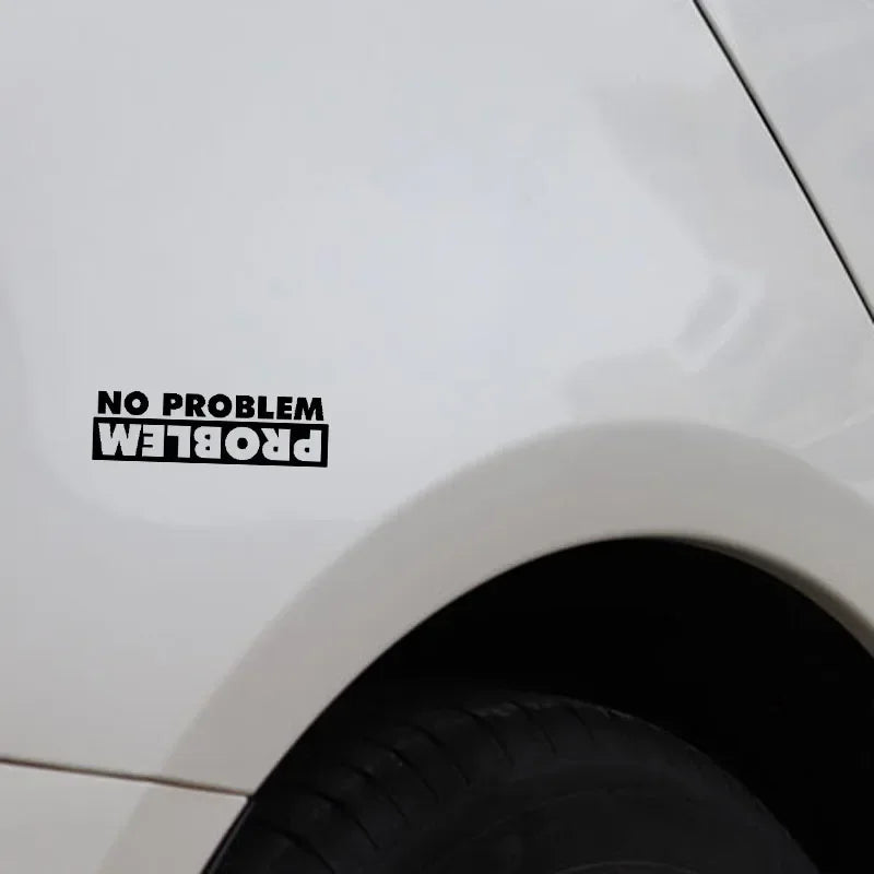 Stickers No Problem Sunscreen Waterproof Motorcycl Sticker