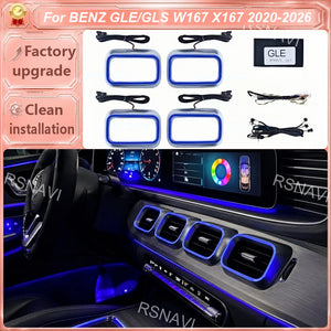 Front A C Vent Surround Trim Ambient Lighting Compatible