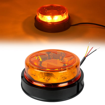 12v-24v Emergency Traffice Vehicles Amber Strobe Warning Mount