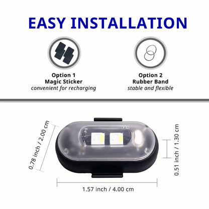 Remote Control Ambient RGB Wireless Rechargeable Footwell