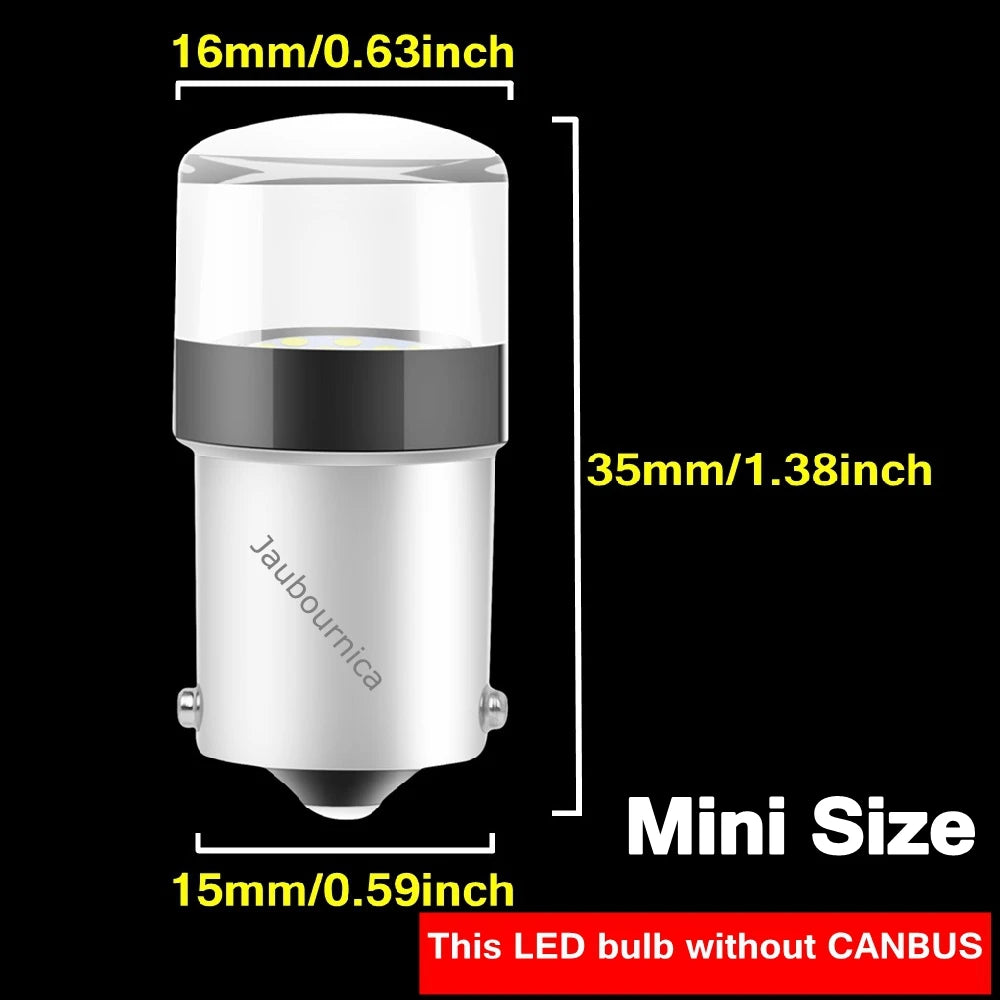 2PCS R5W R10W Bulbs 1156 P21W ba15s ry10w bau15s