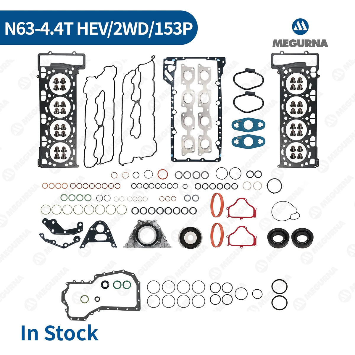 For BMW N63 2WD 7Series F04 Engine Parts Rebuild Overhaul Kit