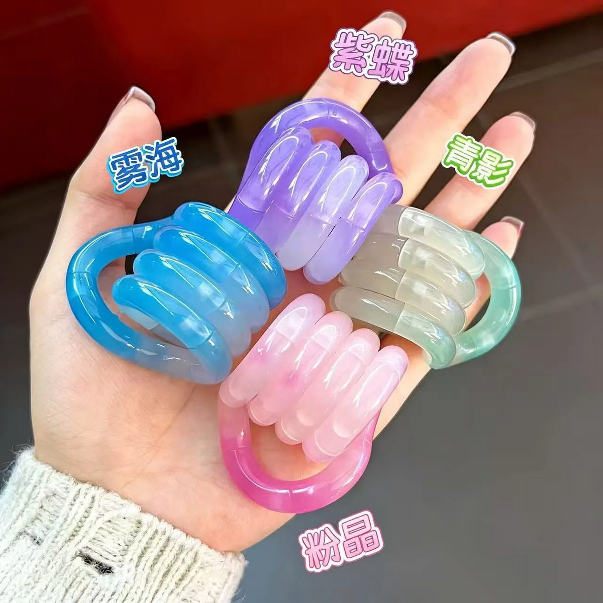 Tangle Fidget Gifts Ornament Color Transformation Toys Finger