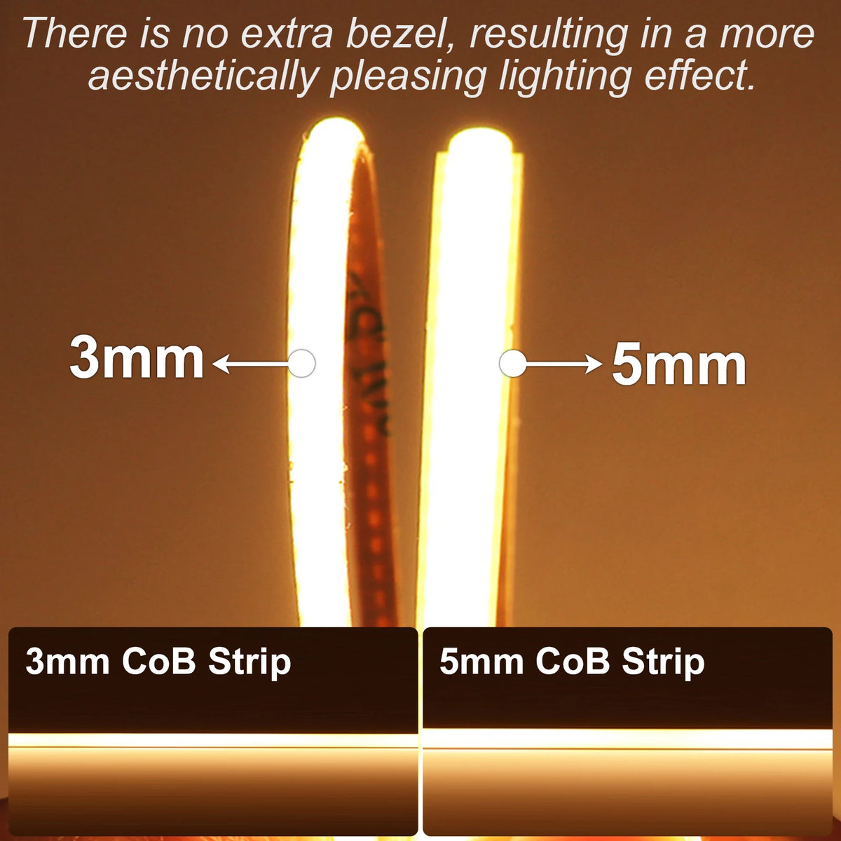 dc5v USB Strip 3MM 5MM Cob Flexible Ribbon Tape