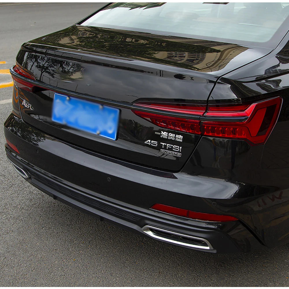 For Audi A6 C8 Through Type Tail A6 2019-2024 Upgrade C8 Optical