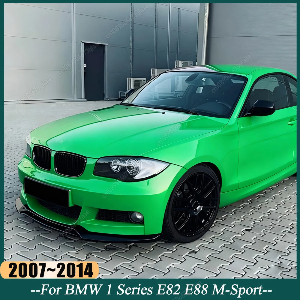 For BMW 1 Series E82 E88 Front Bumper Lip Spoiler Diffuser