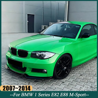 For BMW 1 Series E82 E88 Front Bumper Lip Spoiler Diffuser