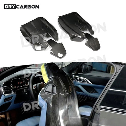 For BMW G80 G81 G82 G83 Dry Carbon Fiber SEAT Back Covers