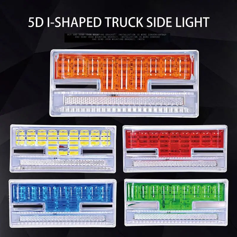 For Heavy Duty Freight Vehicle Road 24V Truck Side Marker