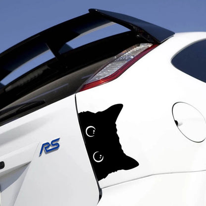 Funny Cat Sticker self-adhesive Pet Bumper Tail Window Cute