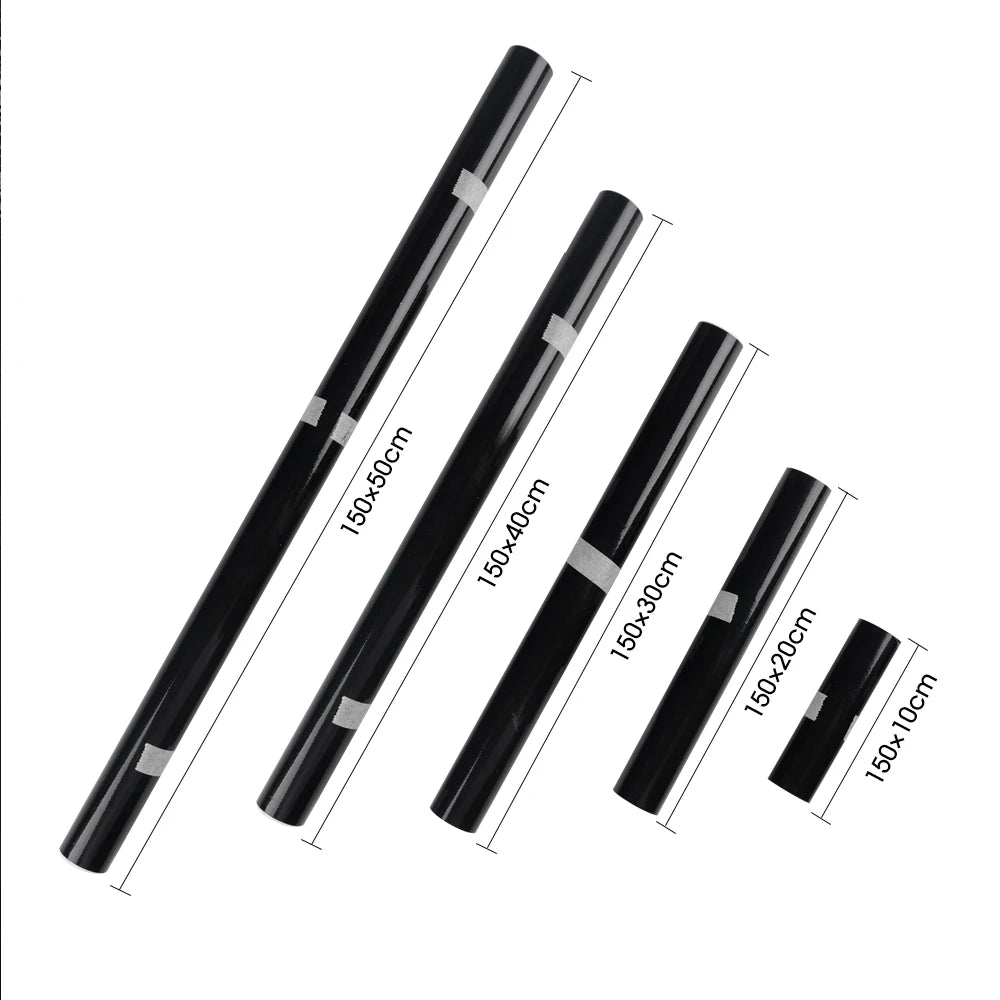 Ultra Gloss Pvc Piano Black Vinyl Wrap Film Sticker
