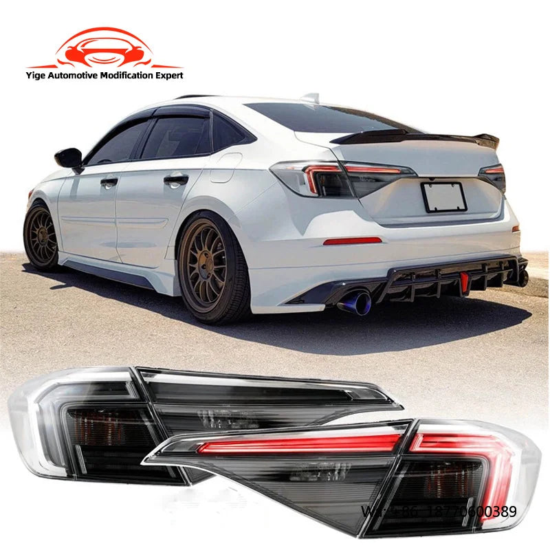 For 2021-2026 11TH Generation Honda Civic Tail 220W Clear