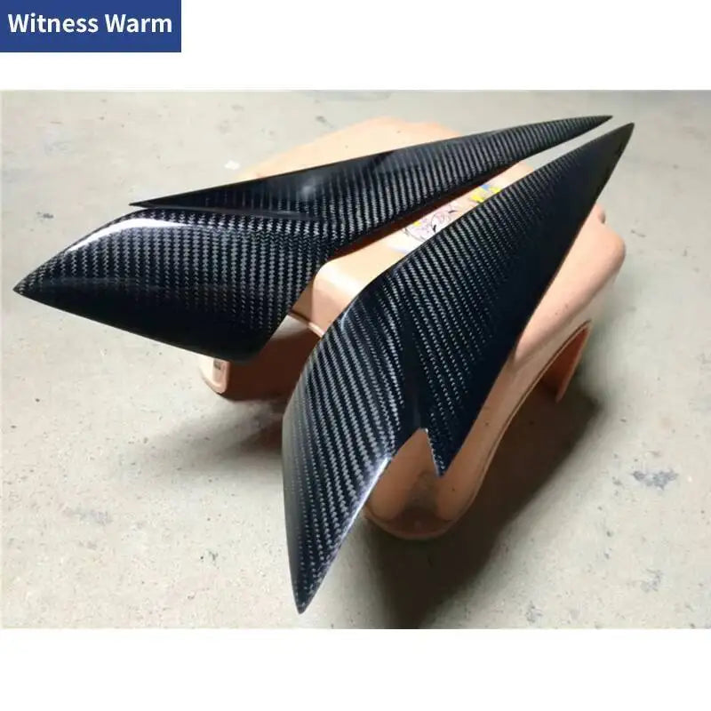 For BMW X1 E84 2009-2016 Carbon Fiber Front Bumper Spoiler