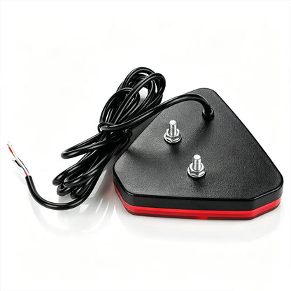 12V F1 Triangle Red 3RD Rear Bumper Tail Stop