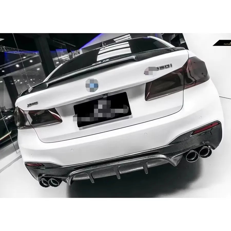 For BMW 5 Serie M5 F90 G30 G38 Carbon Fiber Back Lip Rear Bumper