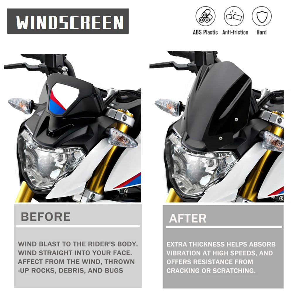 For BMW G310R G 310 G310 Windscreen Windshield R 2017-2020 2021