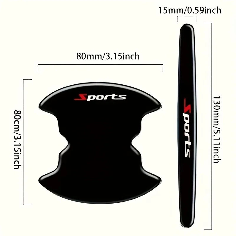 1SET Door Handle anti-collision Protective Sticker