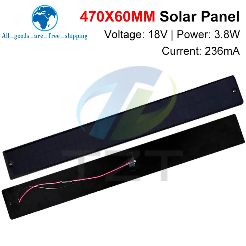 For Light Cell Phone Toys Chargers 18V 3.8w 236MA MINI Solar