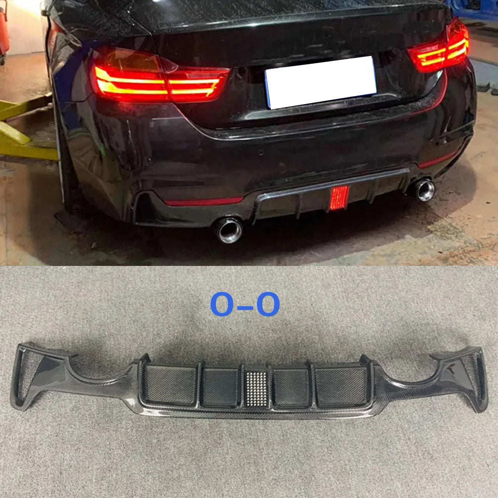 For BMW 4 Series F32 F33 Carbon Fiber Rear Lip Diffuser Spoiler